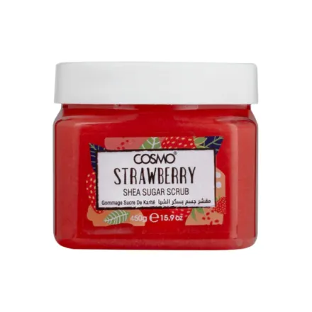 COSMO Strawberry Shea Sugar Scrub - 450g | كوزمو مقشر للجسم بالفراولة و الشيا - 450 غرام