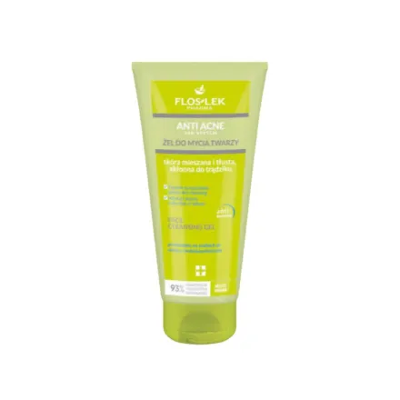 FLOSLEK PHARMA ANTI ACNE 24h System Face Cleansing Gel - 200ml | فلوسليك فارما غسول جل للبشرة الدهنية و المختلطة