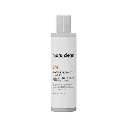 maru.derm BIOBOND REPAIR Leave-in Smoothing & Heat Defense Cream - 200ml | ماروديرم كريم الشعر لتنعيمه والحماية من الحرارة – 200 مل