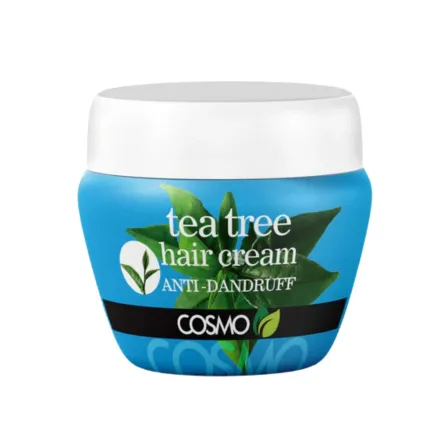 COSMO Tea Tree Anti Dandruff Hair Cream - 250ml | كوزمو كريم للشعر ضد للقشرة بخلاصة زيت شجرة الشاي - 250 مل