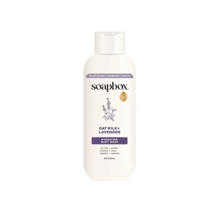 Soapbox Body Wash Oat Milk & Lavender - 591ml | سوب بوكس جل استحمام بحليب الشوفان و اللافندر - 591 مل