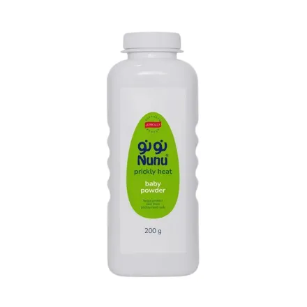 Nunu Baby Powder Prickly Heat - 200g | نونو بودرة ضد الطفح الحراري للأطفال - 200 جرام