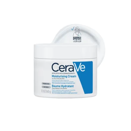 Cerave Moisturizing Cream For Dry To Very Skin - 340g | سيرافي كريم مرطب للبشرة الجافة و الجافة جدا - 340غ
