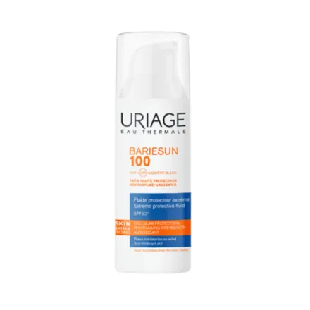 Uriage Bariésun 100 Extremes Schutz-Fluid SPF50+ - 50ml | يورياج بارييسان 100 واقي شمسي سائل مع عامل حماية 50 - 50 مل