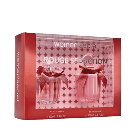 women secret beauty ROUGE SEDUCTION EDP 100ML + BL - 200ml | وومن سيكريت عطر بيوتي روج سيدكشن للنساء 100 مل + لوشن للجسم 200 مل