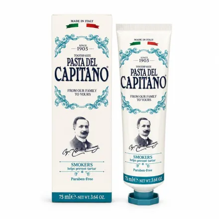 CAPITANO Smokers Toothpaste - 75ml | كابيتانو معجون أسنان للمدخنين - 75 مل