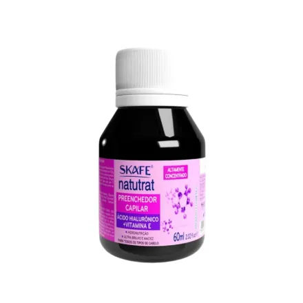 SKAFE Natutrat Preenchedor Capilar Acido Hialuronico + Vitamina E -60ml | سكاف ناتوترات زيت الشعر بحمض الهيالورونيك + فيتامين اي - 60 مل