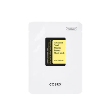 COSRX Advanced Snail Mucin Power Sheet Mask - 25ml | كوزركس ماسك ورقي مغطس بخلاصة الحلزون - 25مل