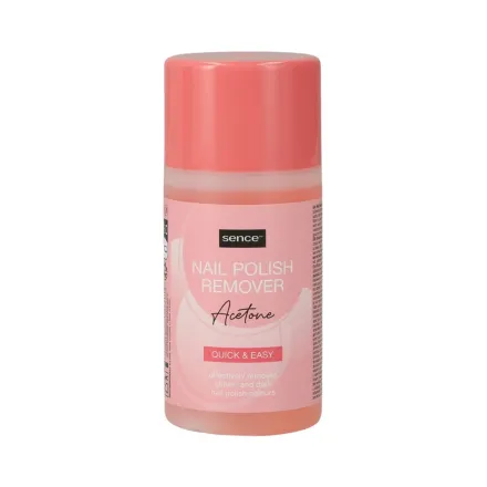 Sence Beauty Nail Polish Remover Acetone Basic - 150ml | سينس بيوتي مزيل طلاء أظافر أسيتون - 150مل