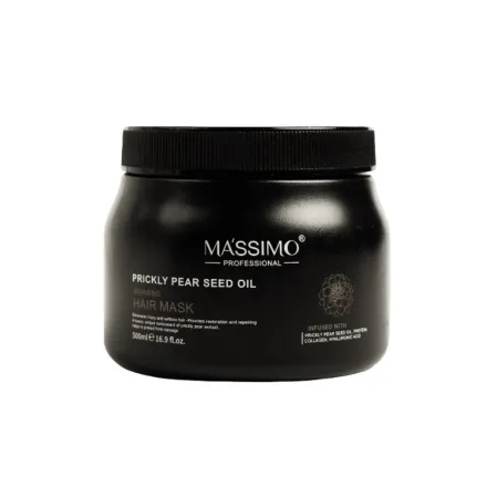 MASSIMO Prickly Pear Seed Oil Hair Mask - 500 ml | ماسيمو ماسك للشعر بزيت بذور التين الشوكي - 500 مل