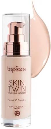 TopFace Skin Twin Cover Foundation - 32 ml| توب فيس كريم أساس -32 مل