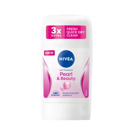 Nivea Deodorant Stick Pearl & Beauty - 50ml | نيفيا ديوداران مزيل تعرق ستيك بيرل اند بيوتي - 50 مل