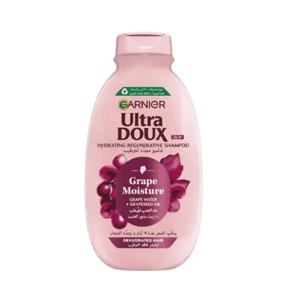 Garnier Ultra Doux Grape Moisture Water Shampoo - 400ml | غارنييه ألترا دو شامبو ماء العنب المرطب - 400 مل