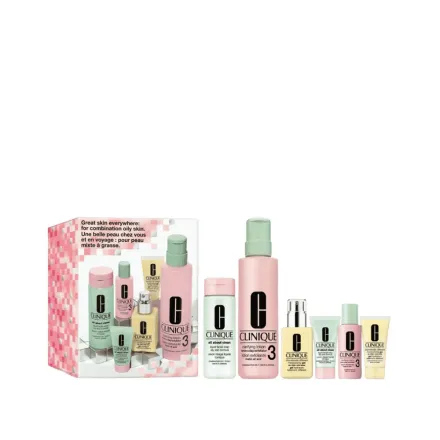 Clinique Great Skin Everywhere Set Oily Skin 6 PCS | كلينك مجموعة العناية بالبشرة الدهنية
