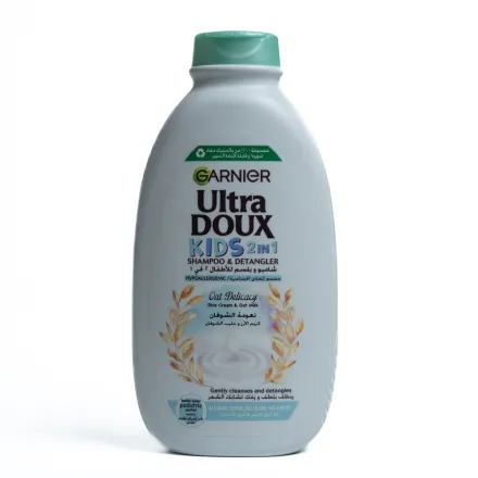 Garnier Ultra Doux Disney Frozen Kids 2-In-1 Shampoo And Detangler Clear - 400ml | غارنييه شامبو للاطفال 2 في 1 ومزيل التشابك - 400 مل