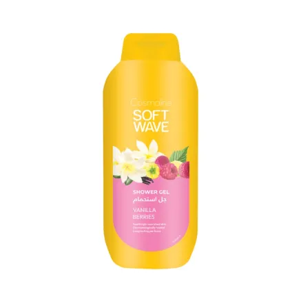 COSMALINE Showe Gel Vanilla Berries - 650ml | كوزمالين جل استحمام بالفانيليا و التوت - 650 مل