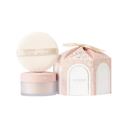 Laura Mercier Translucent Loose Setting Powder & Puff - 29g | لورا مرسييه لوس باودر مع اسفنجة - 29 غ