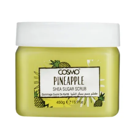 COSMO Pineapple shea sugar scrub - 450g | كوزمو مقشر الجسم بالسكر و الأناناس و الشيا - 450 غرام