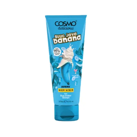 COSMO Blue Java Banana Yummy Body Scrub - 275ml | كوزمو سكراب مقشر للجسم بلو جافا بانانا - 275 مل