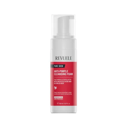 Revuele Anti-pimple cleansing foam - 150ml | ريفويل غسول رغوي للوجه للتخلص من حب الشباب - 150 مل
