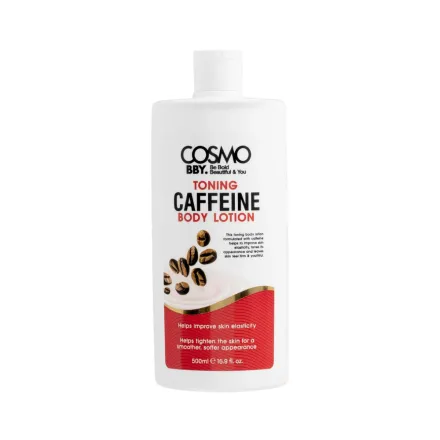 COSMO COSMETICS BBY TONING CAFFEINE BODY LOTION - 500ml |كوزمو كوزمتكس لوشن جسم بالكافيين – 500 مل