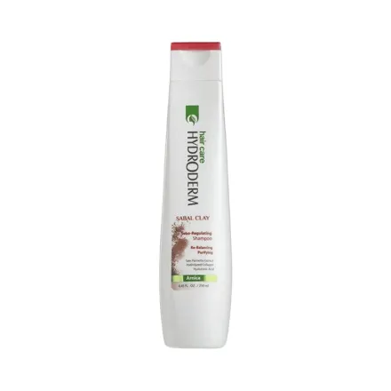 HYDRODERM clay shampoo for oily hair - 400ml | هيدروديرم شامبو منقي بالطين للشعر الدهني - 400 مل