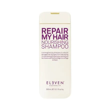 Eleven Australia Repair My Hair Nourishing Shampoo - 300ml| إلفن استراليا شامبو مغذٍ ومُرمم مصمم لإصلاح الشعر التالف-300 مل