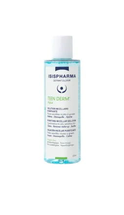 ISIS Pharma Teen Derm Aqua Micellar Water Makeup Remover- 250ml | 250 ايزيس فارما مزيل مكياج ميسيلار
