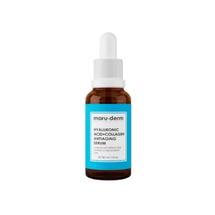 maru.derm Hyaluronic Acid + collagen anti-aging serum - 30ml | مارو.ديرم سيروم الهيالورونيك اسيد + كولاجين مضاد للتجاعيد - 30 مل