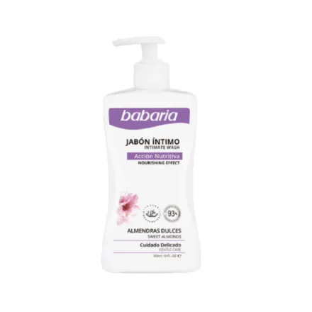 BABARIA sweet almond intimate soap - 300ml | باباريا غسول نسائي باللوز الحلو - 300 مل