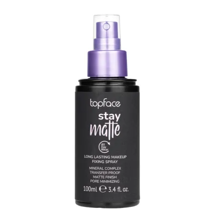 TopFace Stay Matte Makeup Fixing Spray - 100ml | توب فيس بخاخ مثبت مكياج - 100 مل