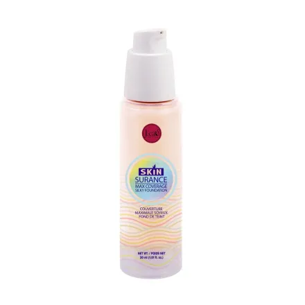 J. Cat SKINSURANCE MAX COVER SILKY FOUNDATION PORCELAIN - 30ml| جي كات كريم اساس عالي التغطية -30مل