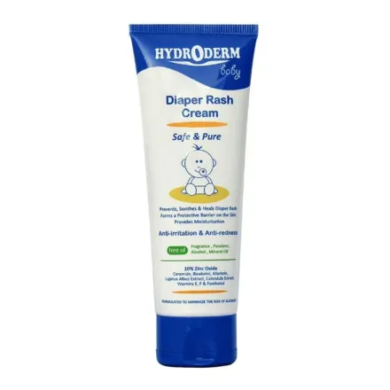 HYDRODERM Diaper Rash Cream Safe & Pure - 75ml | هيدروديرم كريم لعلاج تحسس منطقة الحفاض للاطفال