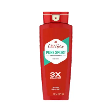 Old Spice Body Wash, Pure Sport High Endurance - 532ml | أولد سبايس غسول للجسم بيور سبورت هاي إنديورانس – 532 مل