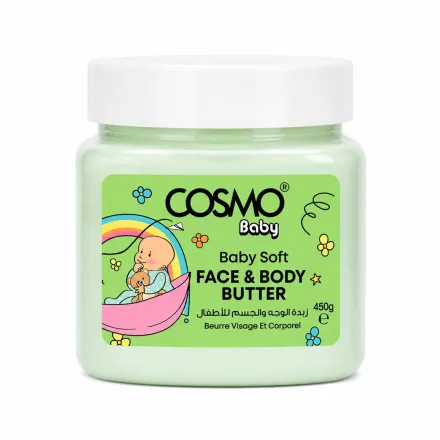 Cosmo Baby Soft Bedtime Face & Body Butter - 450ml | كوزمو زبدة الوجه والجسم للأطفال - 450مل