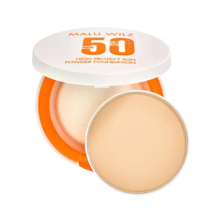 MALU WILZ Sun High Protection Sun Powder Foundation - 9,5g |مالو وييلز بودرة كريم الأساس الواقية من الشمس – 9.5 غ