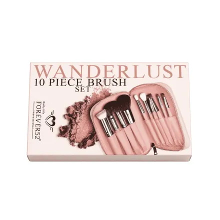 FOR EVER52 Wanderlust 10 Pieces Brush Set | فور ايفر 52 مجموعة فرش مكياج 10 قطع