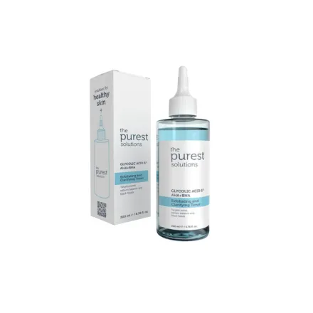 The Purest Solutions Exfoliating and Clarifying Toner - 200ml |ذا بيورست تونر مقشر ومنقي - 200 مل