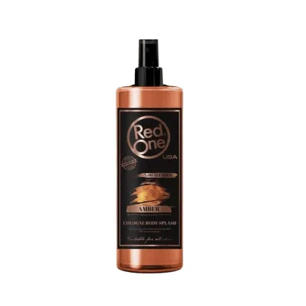 Red One Cologne Body Splash Amber - 400ml | ريد ون سبلاش للجسم بالعنبر - 400مل