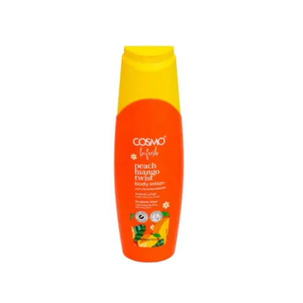 Cosmo Peach Mango Twist Body Lotion - 500ml | كوزمو لوشن للجسم بنكهة الخوخ والمانجو - 500مل