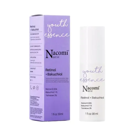 Nacomi Next Level Retinol 0,35 % + Bakuchiol 1% - 30ml | ناكومي سيروم نيكست ليفل ريتينول 0.35% مع باكوتشيول 1% – 30 مل