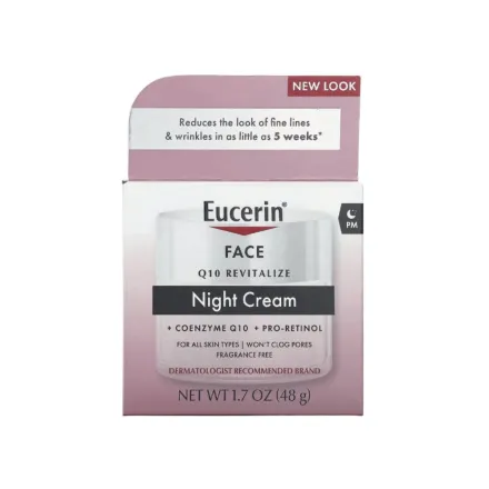 Eucerin Q10 Anti-Wrinkle Face Night Cream - 48g | يوسيرين كريم للتجاعيد الليلي - 48 غرام