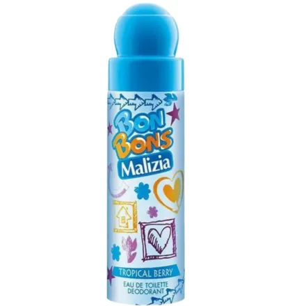 Malizia Bon Bons Tropical Berry Deodorant - 75ml | ماليزيا بخاخ مزيل تعرق للأطفال برائحة الفواكه الاستوائية - 75 مل