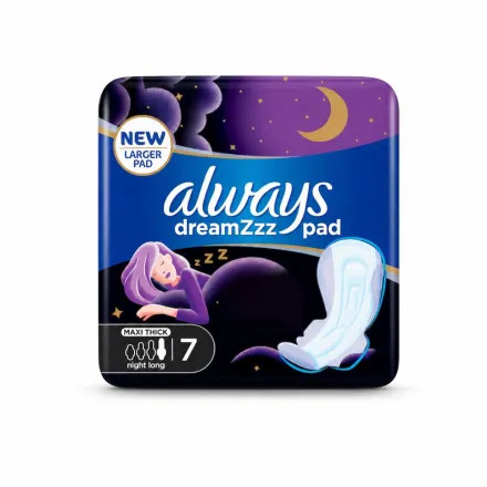 Always Women Pads Thick Night 7 Pads | .أولويز فوط ليلية سميكة - 7 فوط