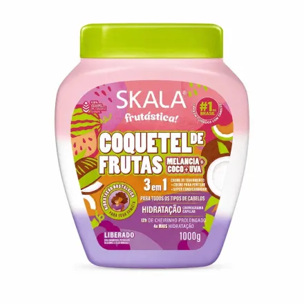Skala Coquetel De Frutas Creme - 1000g | سكالا كريم للشعر كوكيتيل الفواكه للاطفال - 1000 غرام