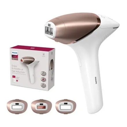 PHILIPS Lumea IPL 9000 Series 450,000 Pulse Hair Removal Device | فيليبس لوميا جهاز ازالة الشعر بالليزر موديل 9000 ب 450 الف ومضة
