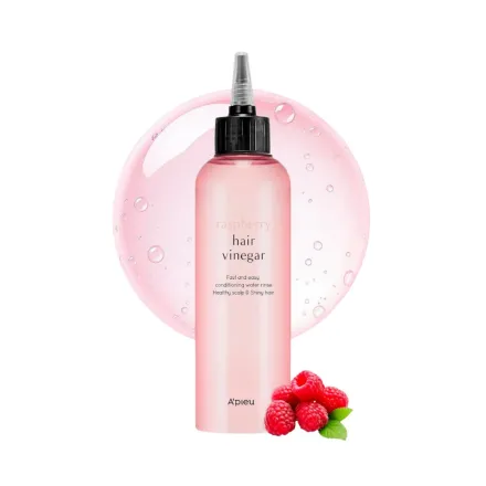 A`pieu Raspberry Scalp Hair Vinegar - 200ml | ابيو تونر خل التفاح للشعر بمستخلص التوت - 200 مل