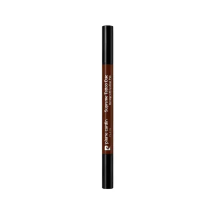 Pierre Cardin Supreme Tattoo Duo Waterproof Eyeliner Pen - 0.40ml | بيير كاردان قلم تحديد العيون ضد الماء مزدوج الطرفين - 0.40 مل