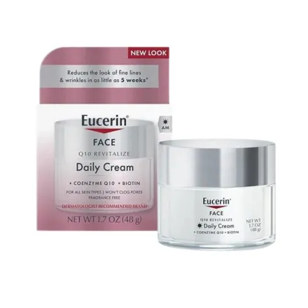Eucerin Q10 Anti-Wrinkle Sensitive Skin Creme - 48g | يوسيرين كريم لعلاج التجاعيد للبشرة الحساسة - 48 غرام