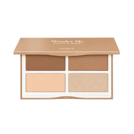 Pupa Milano Wonder Me Sculpt & Glow Palette - 12g | بوبا ميلانو وندر مي باليت لنحت وإضاءة الوجه - 12 غ